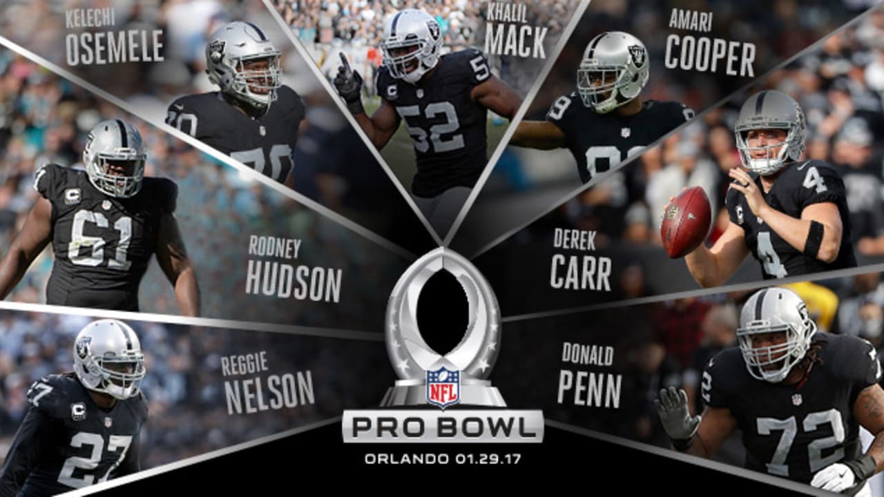 Oakland Raiders Lead NFL With Seven Pro Bowl Selections