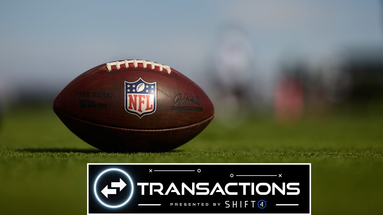 nfl transactions today