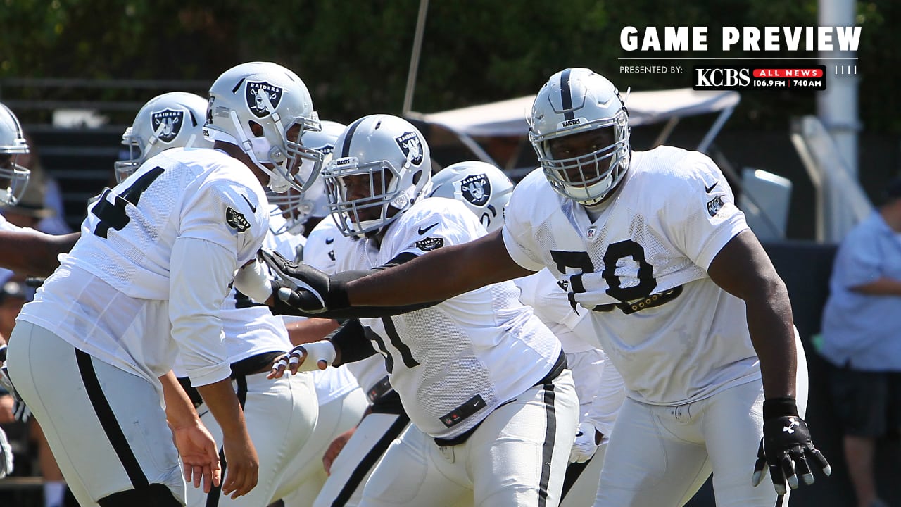 Raiders open the preseason against the Detroit Lions