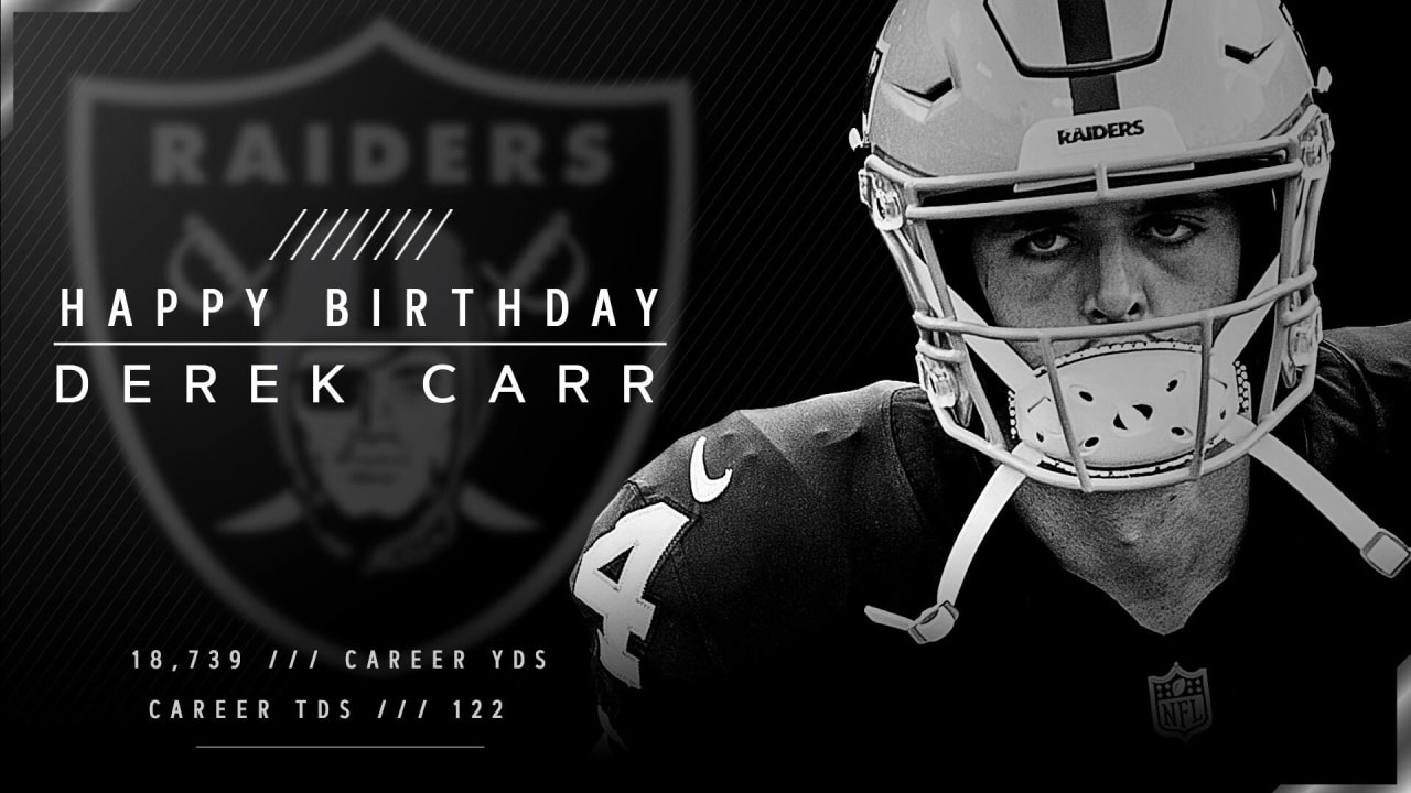 Happy 28th birthday to Derek Carr!