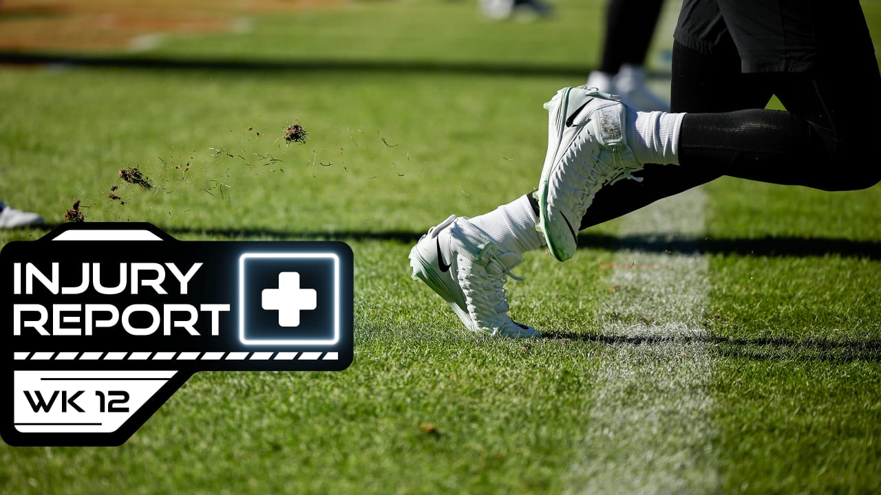 Raiders-Seahawks Week 12 Injury Report