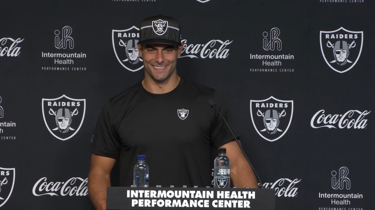 Raiders News: Jimmy Garoppolo shines in joint practice against 49ers -  Silver And Black Pride