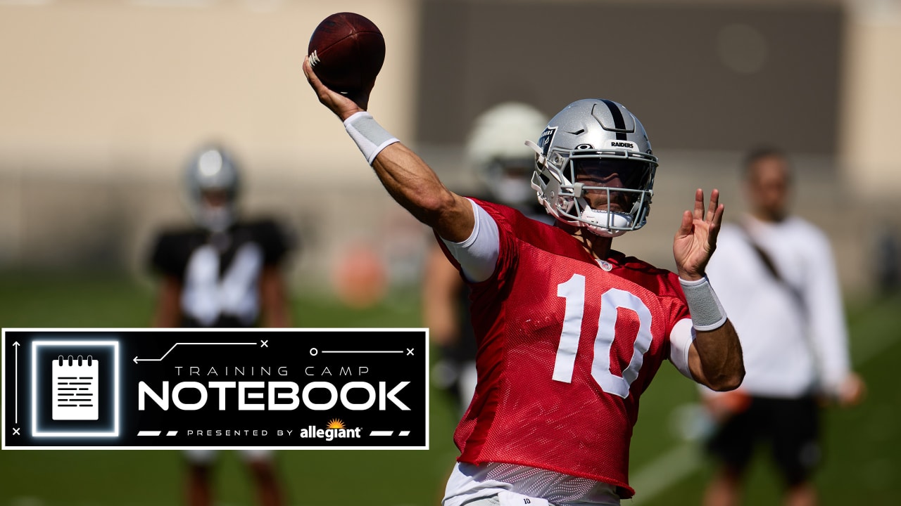 Jimmy Garoppolo working on chemistry with Raiders' receivers with