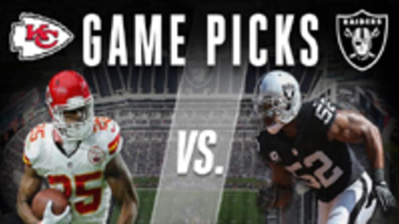 Expert Game Picks Oakland Raiders vs. Kansas City Chiefs