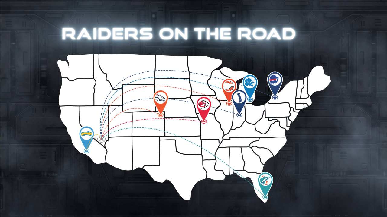 Las Vegas Raiders 2021 schedule: Best road trips for games
