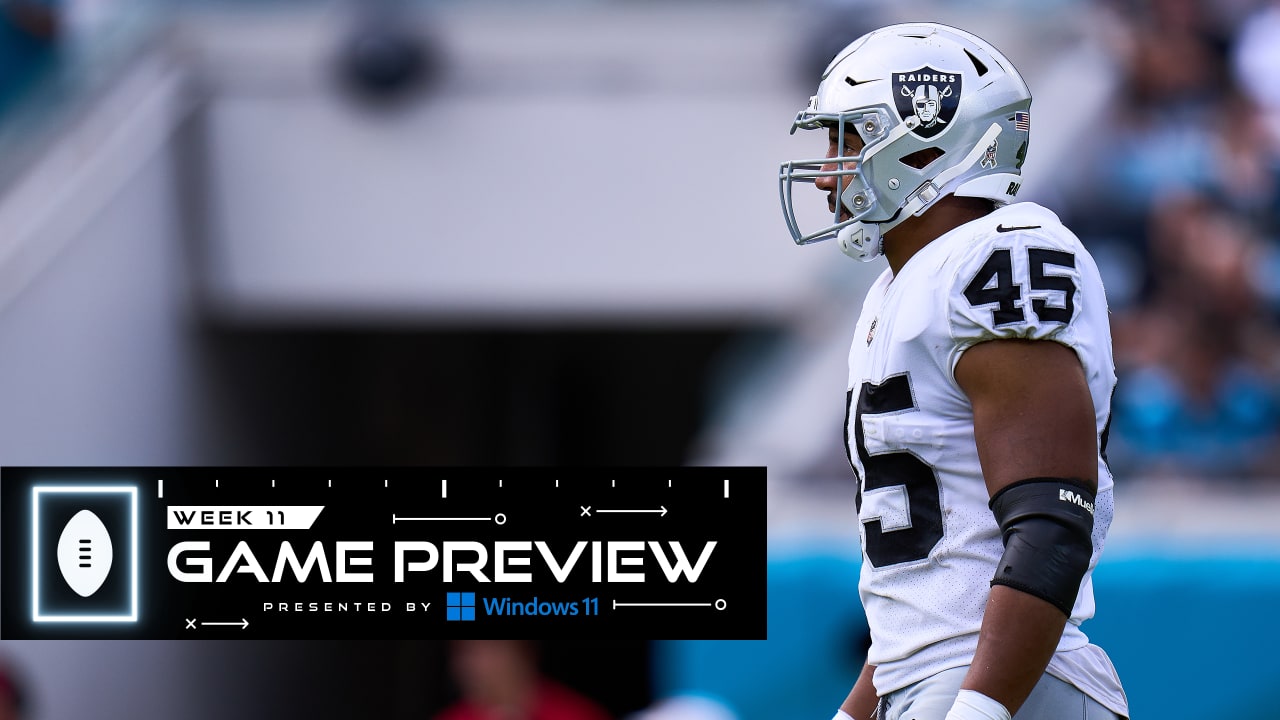 Game Preview: Raiders facing a stout Denver defense at Mile High