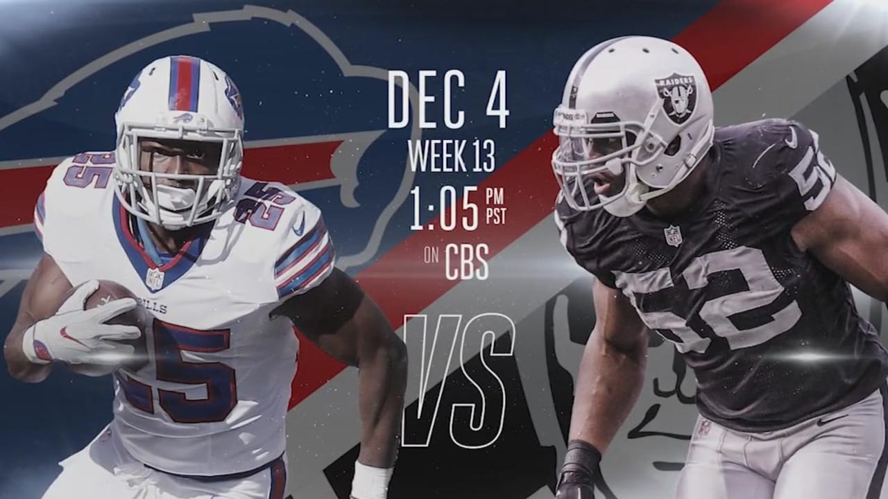 Raiders Recibe a los Bills en el Coliseo de Oakland