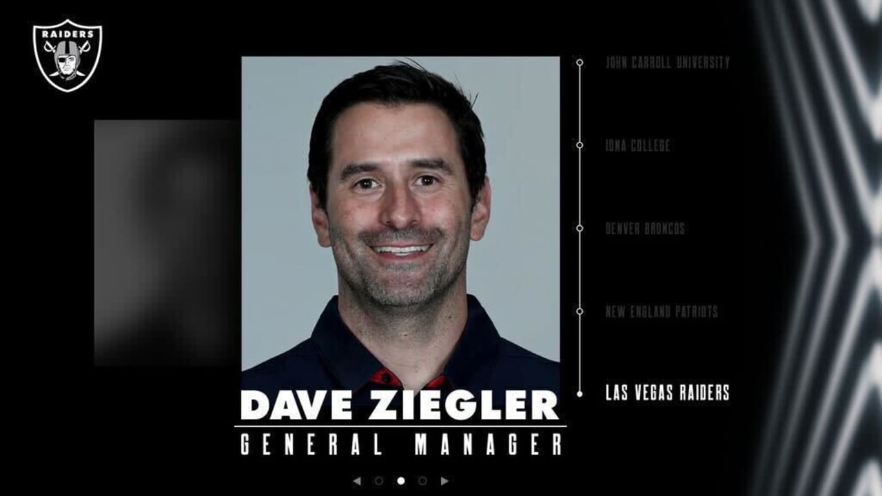 Raiders hire Dave Ziegler as General Manager