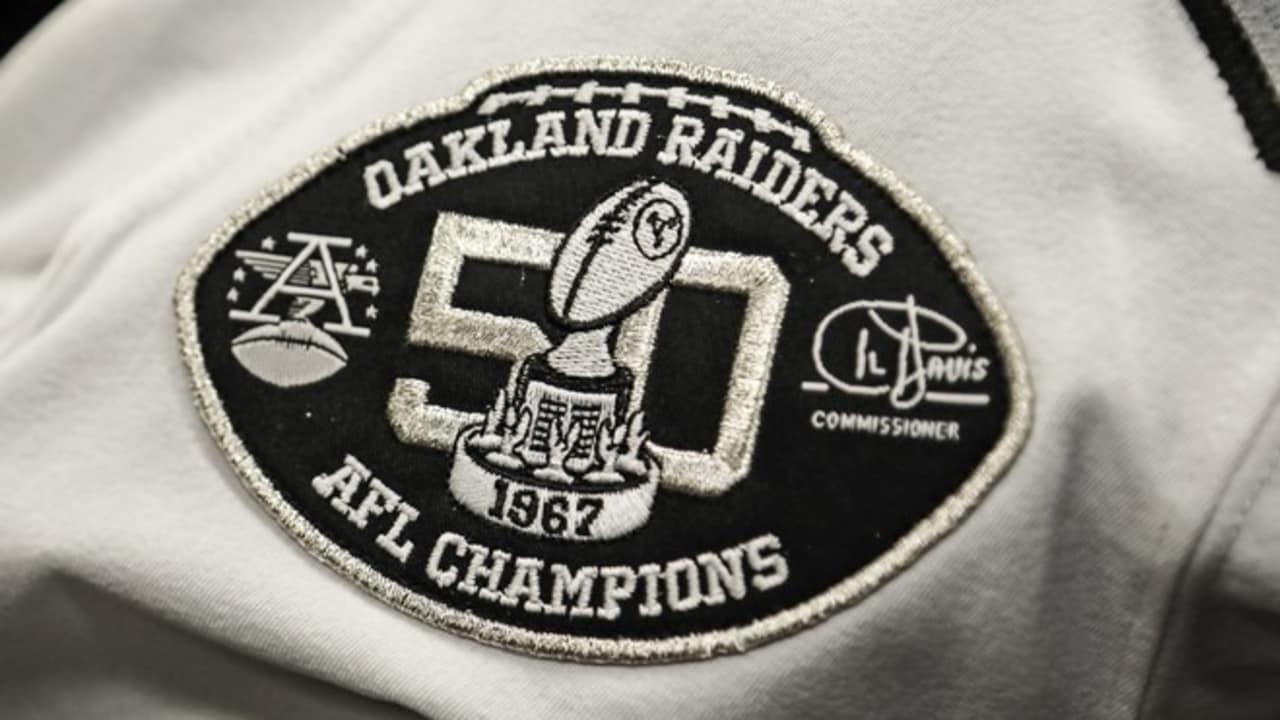 raiders 50th anniversary patch