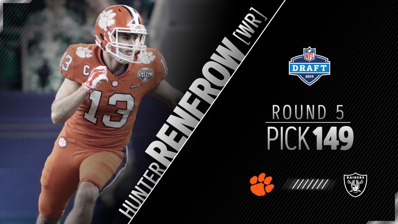 Raiders sign fifth-round pick wide receiver Hunter Renfrow