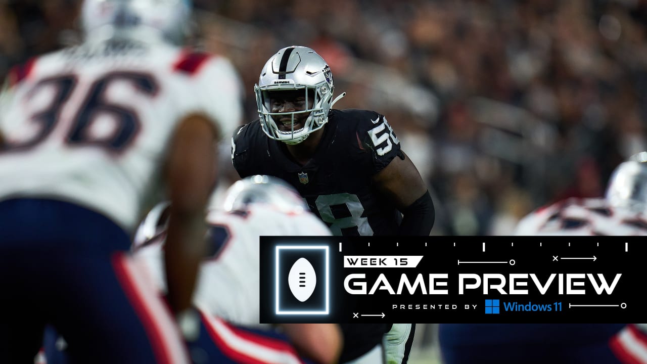 Game Preview: Patriots at Raiders