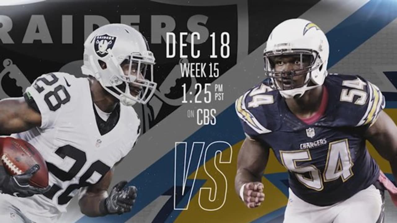 Raiders at Chargers Week 15 Trailer