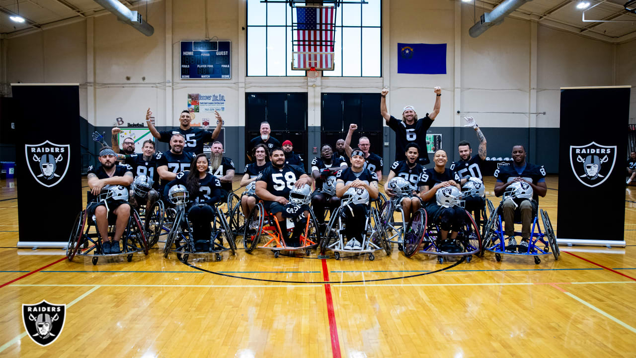 Photos: Raiders support the City of Las Vegas Wheelchair Football