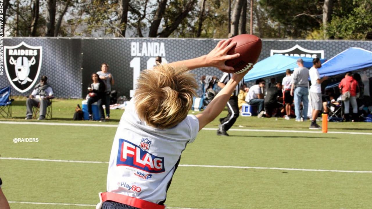 Watch: Raiders host NFL FLAG Football Regional Tournament