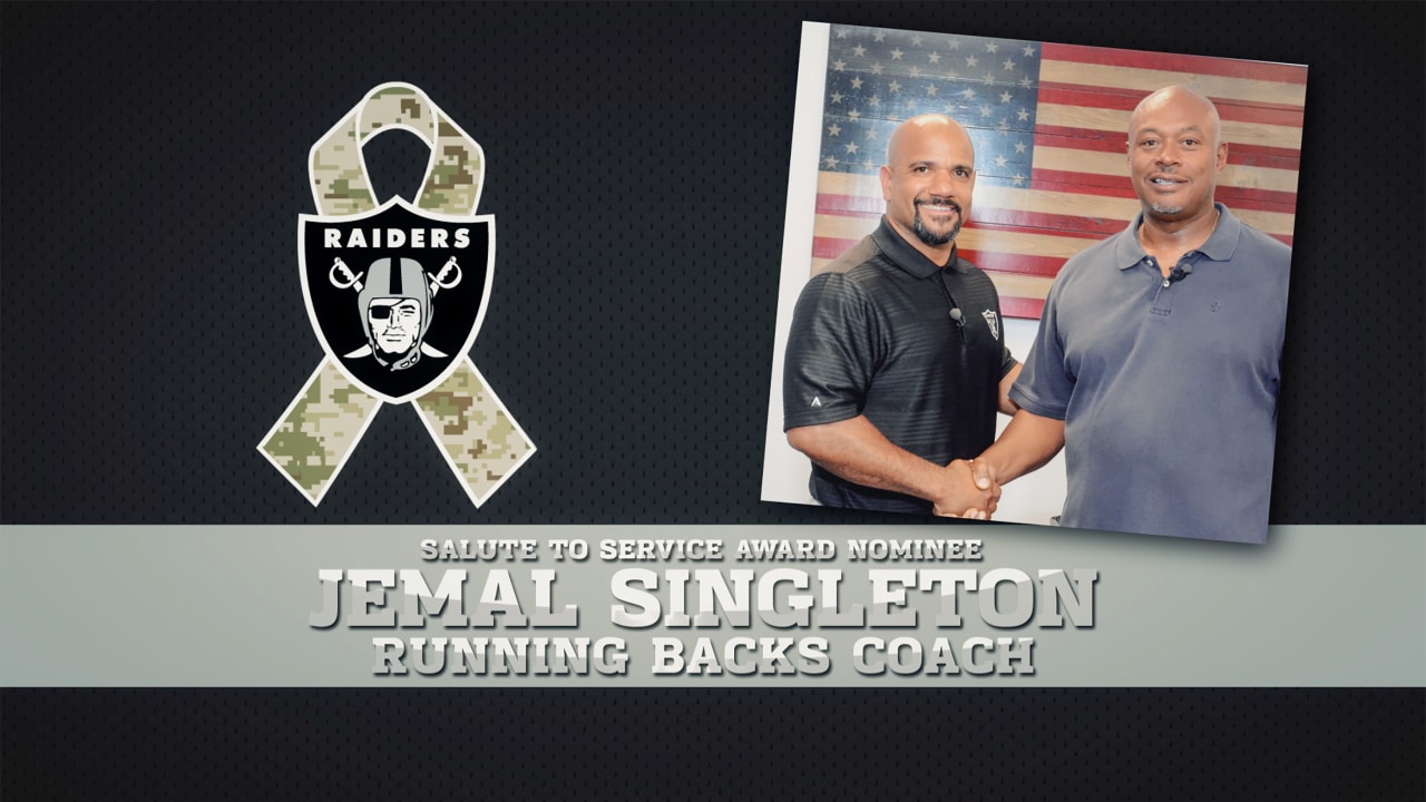 Jemal Singleton is the Eagles' nominee for the NFL Salute to Service Award