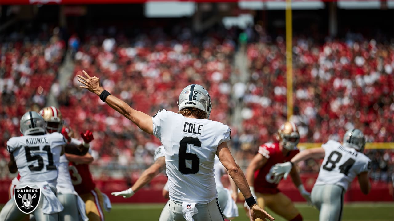 Las Vegas Raiders tight end Nick Bowers makes defender whiff on a 16-yard  touchdown catch and run