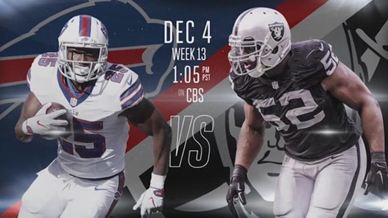 Raiders vs Bills Week 13 Trailer