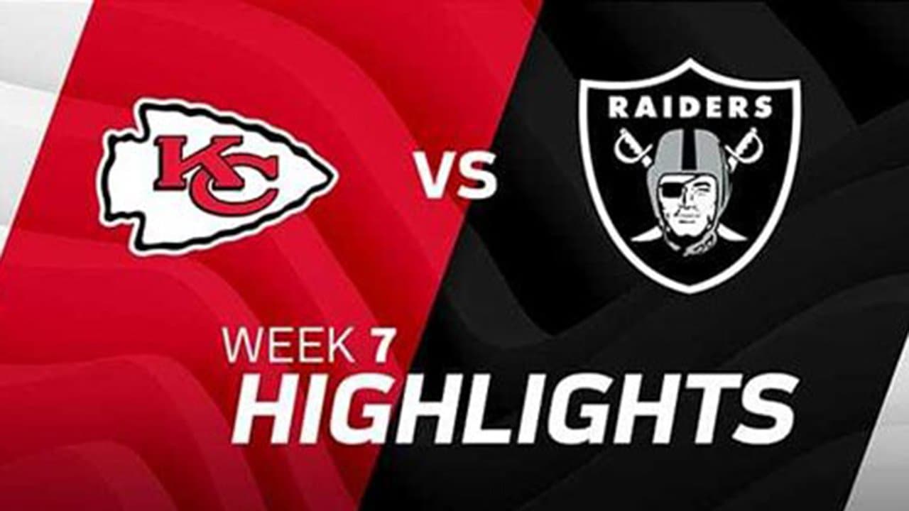 Highlights Raiders vs. Chiefs Week 7