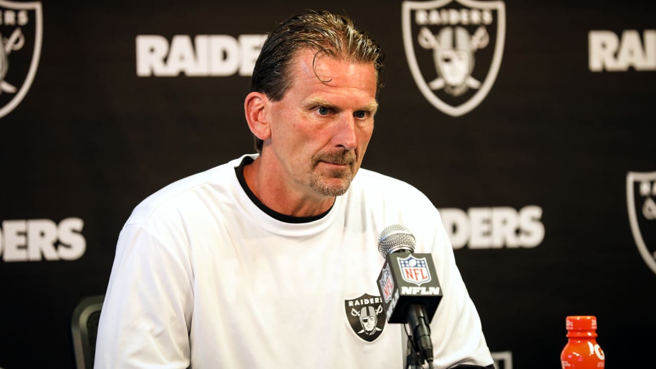 Talking with Las Vegas Raiders offensive coordinator Greg Olson