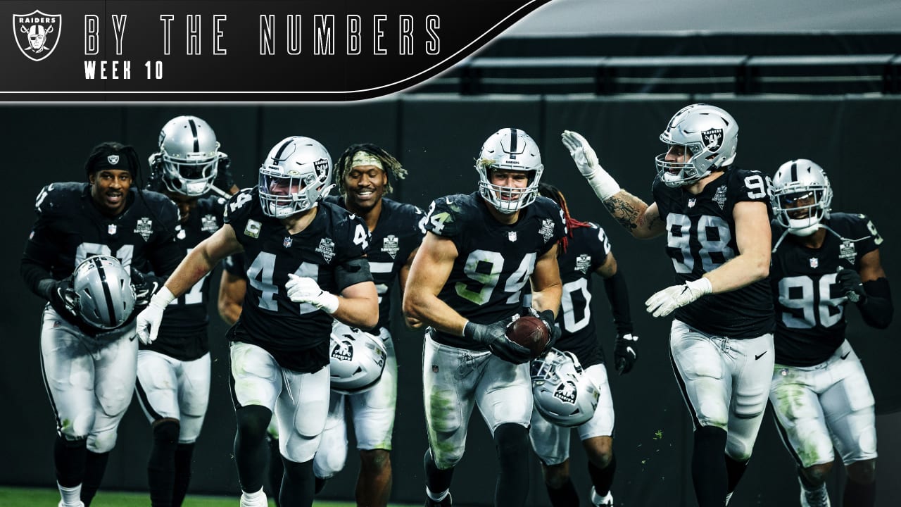 By the Numbers Raiders dominate in all three phases of the game on Sunday