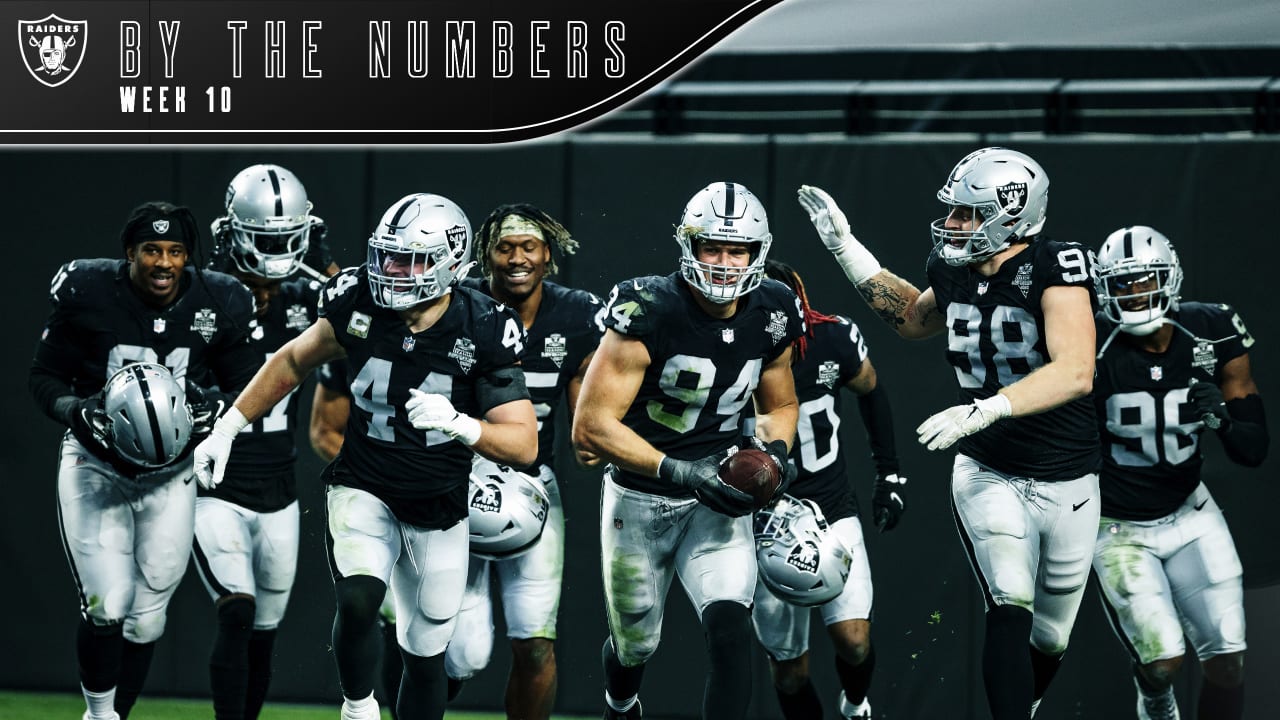 By the Numbers: Raiders dominate in all three phases of the game on Sunday