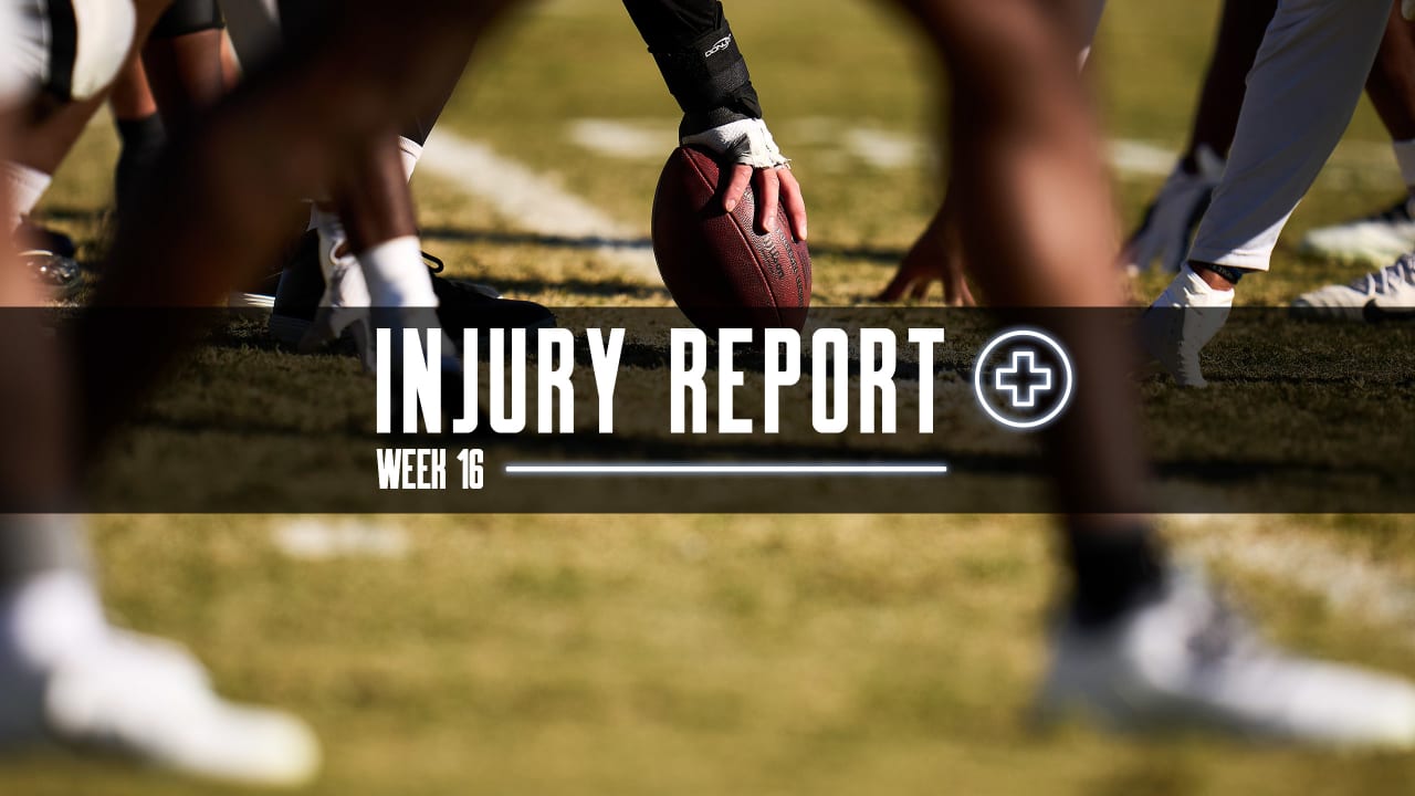 Raiders-Broncos Week 16 Injury Report