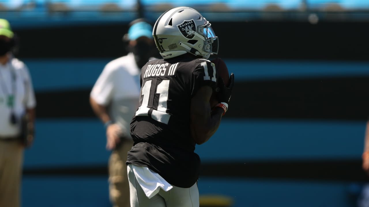 Henry Ruggs III left wide open for the first catch of his NFL career