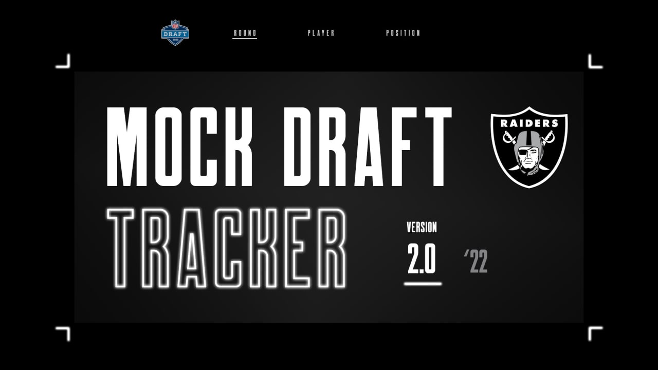 Raiders 2022 Mock Draft Tracker 2.0