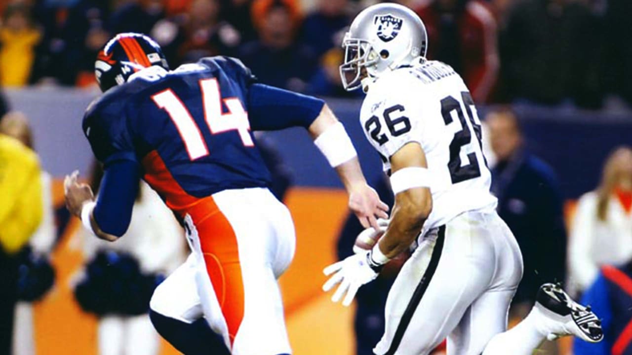 Silver and Black Throwback: Rod Woodson's 98-yard pick-six vs. Broncos