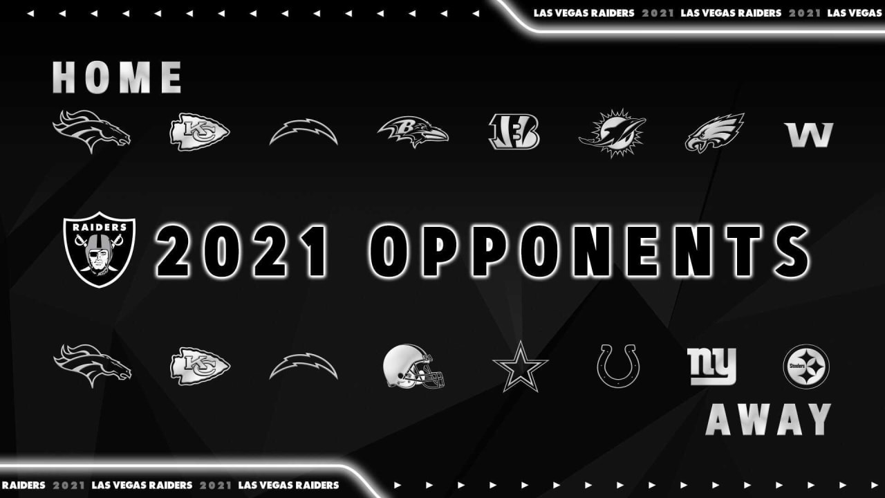 Oponentes de los Raiders Definidos en el 2021