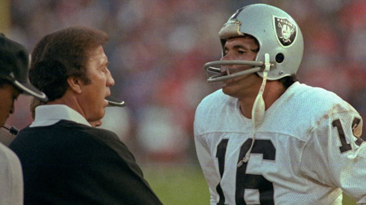 Jim Plunkett and Coach Tom Flores. The First Latin Coach in the NFL and the  First Latin QB in the NFL. They wo…