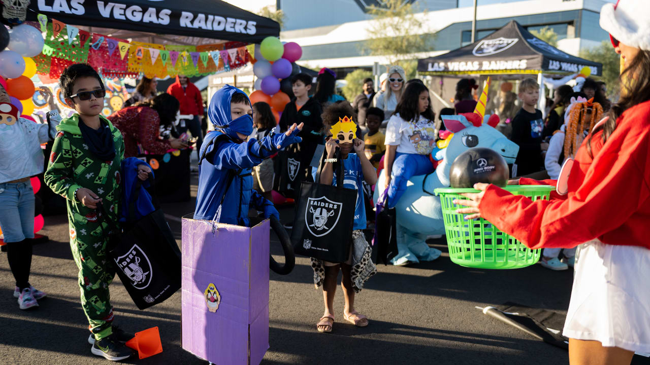 Raiders host Halloween Tent or Treat