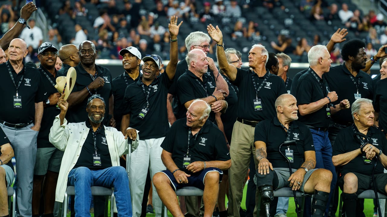 'Once a Raider, Always a Raider' Silver and Black Alumni huddle in Las
