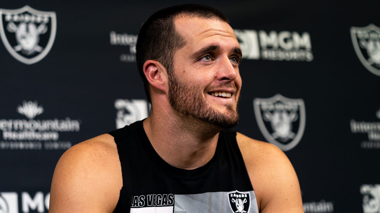 Derek Carr discusses Saints' defense, opening Allegiant Stadium on MNF