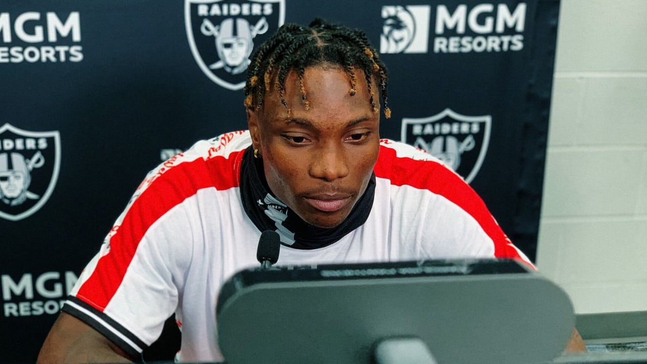 Henry Ruggs III reacts to NFL debut vs. Panthers