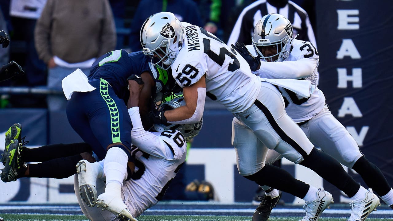 Denzel Perryman Sings While Mic'd Up vs. Texans: 'They're Trying to Work  Me!', Raiders