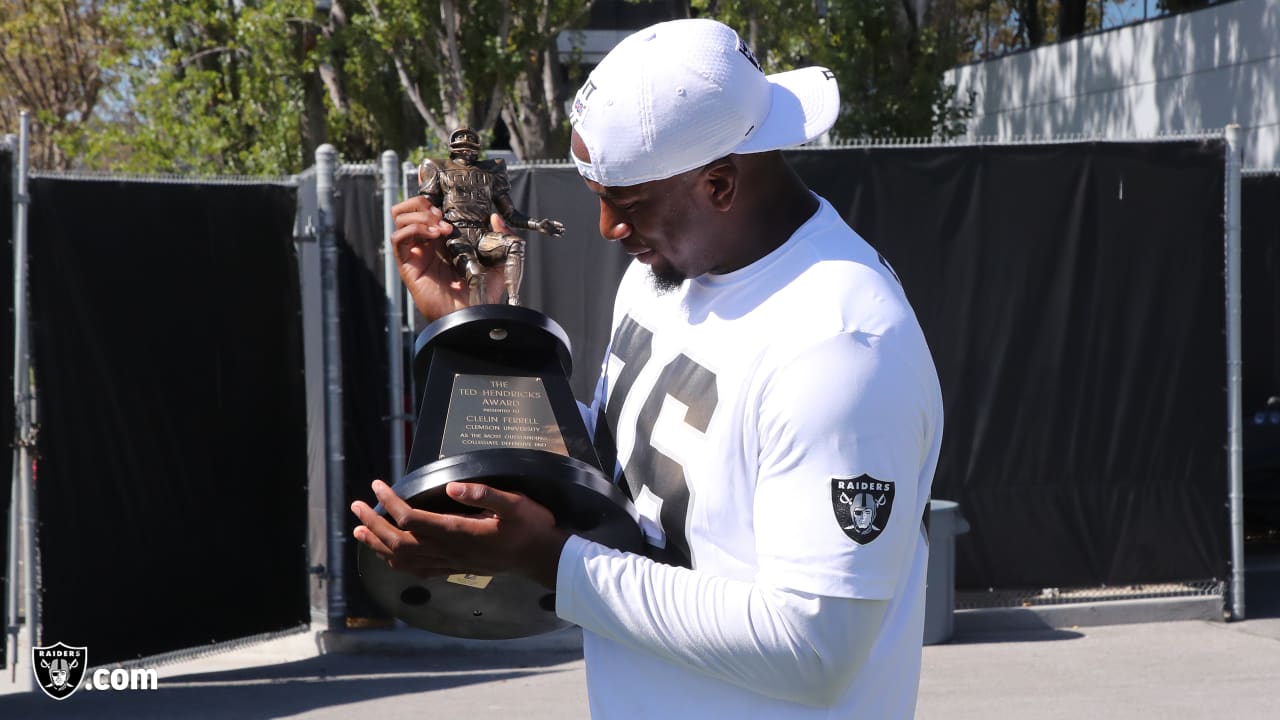 Las Vegas Raiders - Last season, Clelin Ferrell won the Ted Hendricks  Award. Now, he's about to wear the same jersey as the Hall of Famer  himself. #OnceARaiderAlwaysARaider