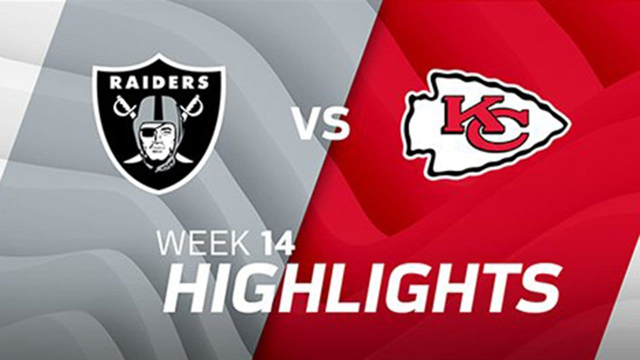 Raiders vs. Chiefs Week 14 Highlights