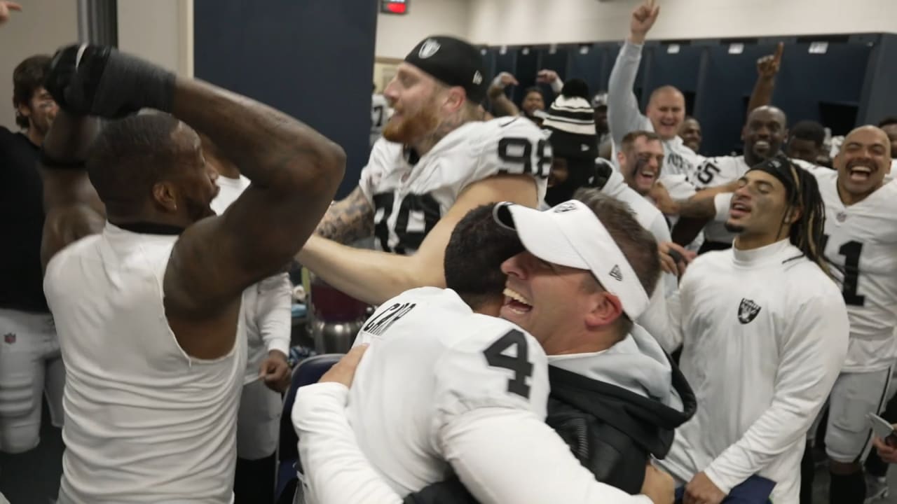 Watch: Josh Allen gets emotional in postgame locker room speech