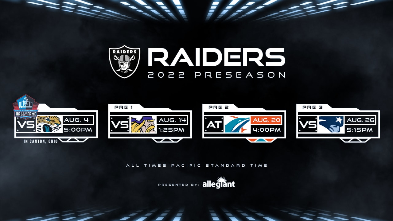 2023 Las Vegas Raiders Schedule: Complete schedule and matchup information  for 2023 NFL season