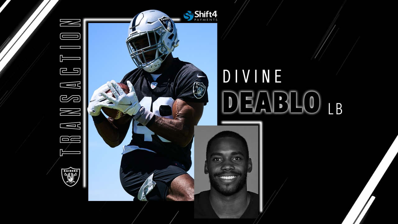 Raiders sign third-round pick LB Divine Deablo