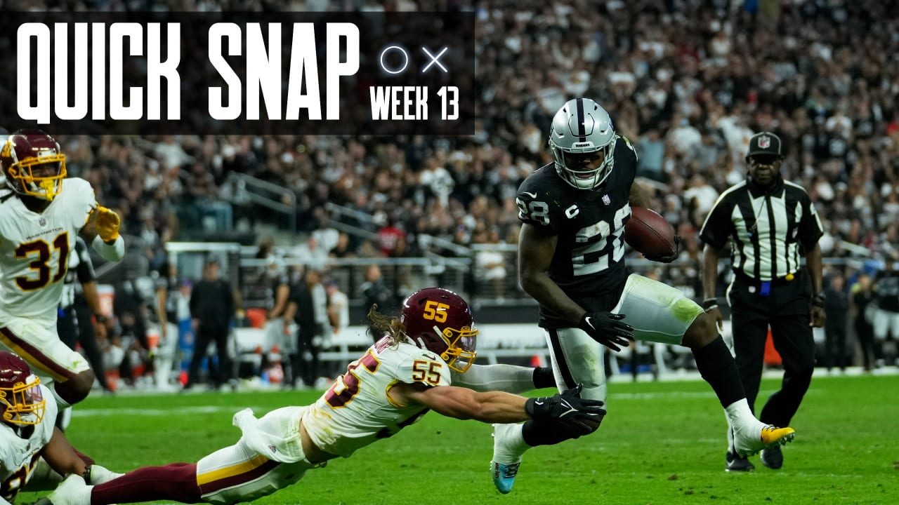 Quick Snap: Josh Jacobs Scores Lone Touchdown In Raiders' Last-minute Loss