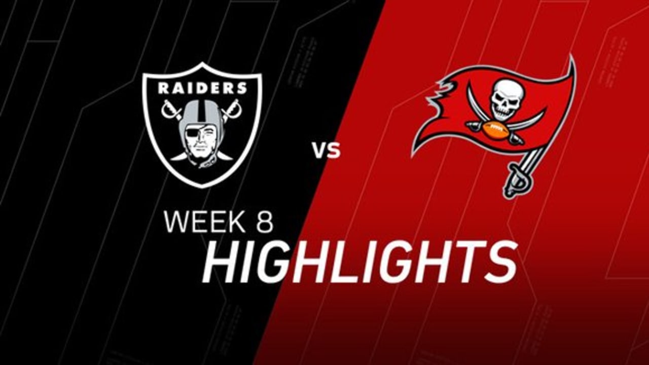 Week 8: Raiders Vs. Buccaneers Highlights