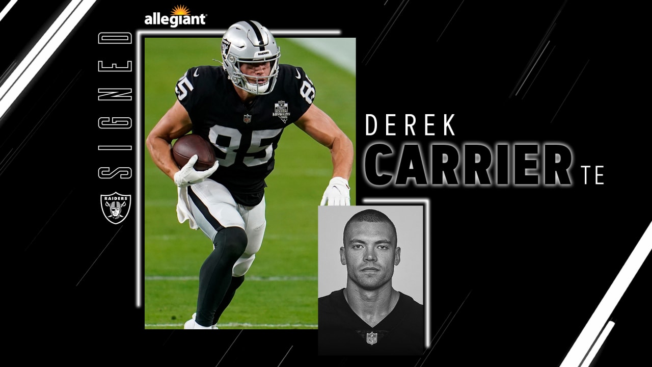 Raiders bringing back TE Derek Carrier day after release