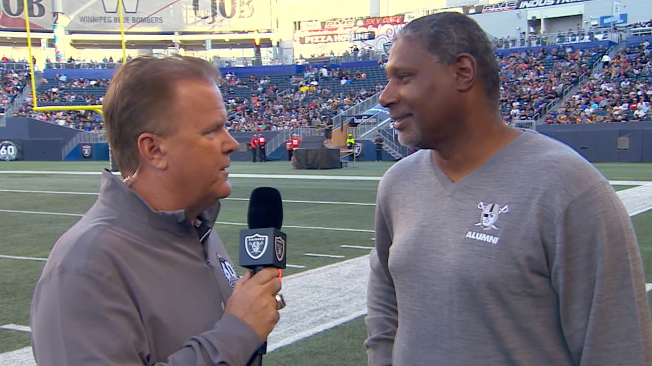 Mervyn Fernandez on lighting the Al Davis Memorial Torch "It was a