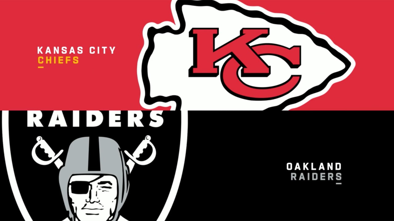 Raiders vs. Chiefs Logos