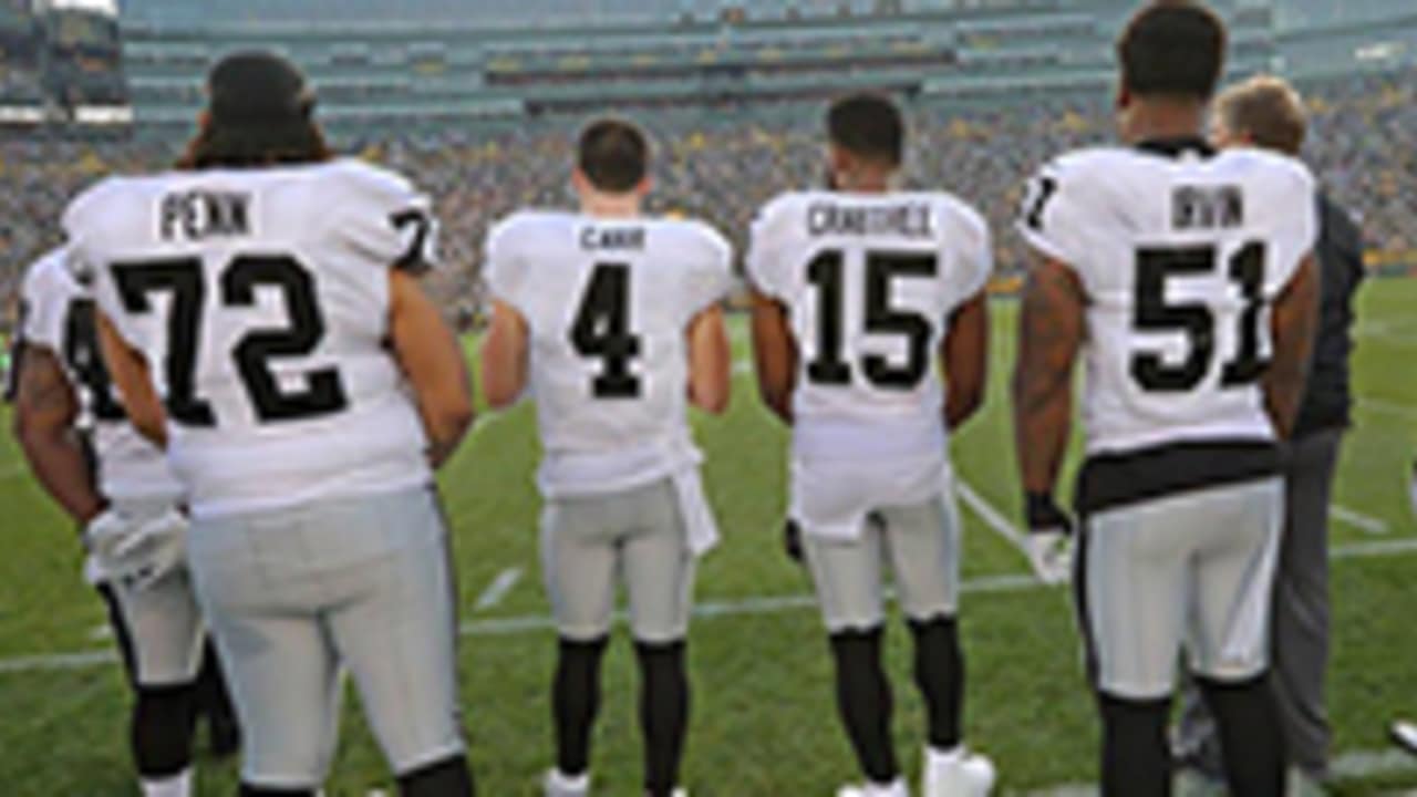 Raiders Snap Counts Vs. Packers: Starting Units Play The Entire First Half