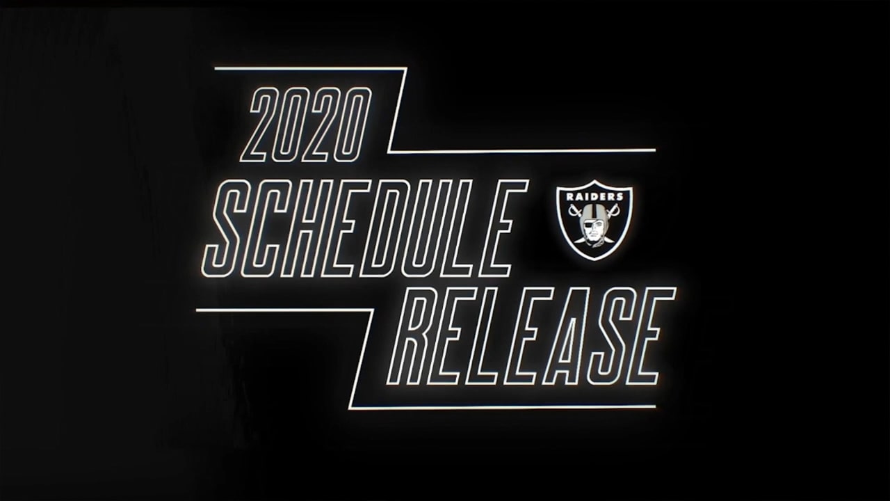 Las Vegas Raiders 2020 Schedule release with Coach Gruden