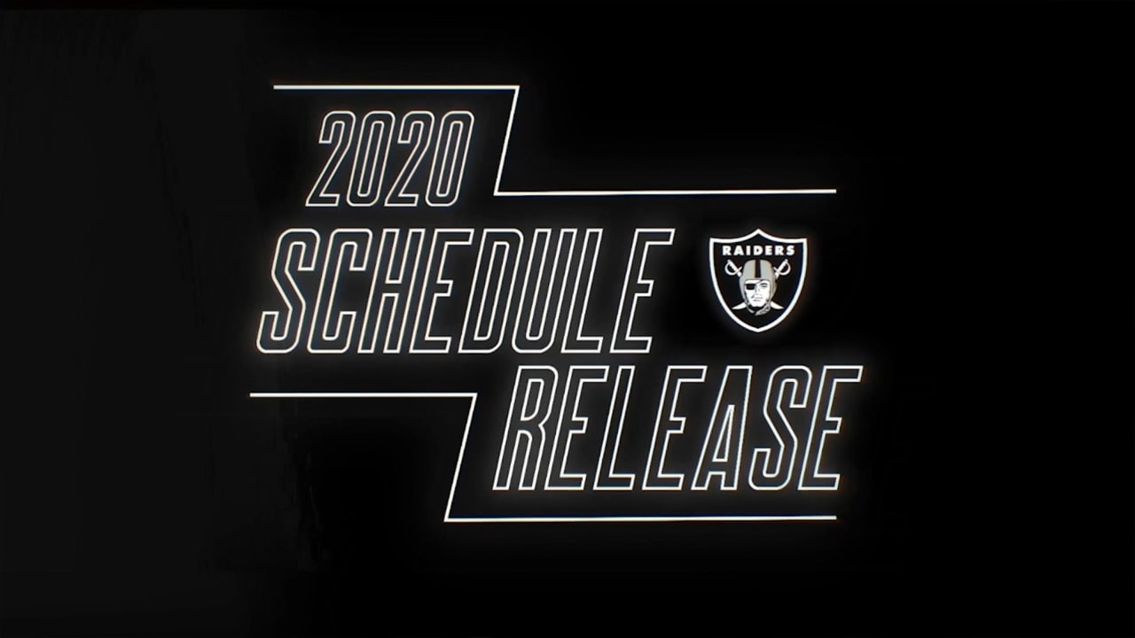 Preseason Notes: Looking at the Las Vegas Raiders' 2020 Schedule