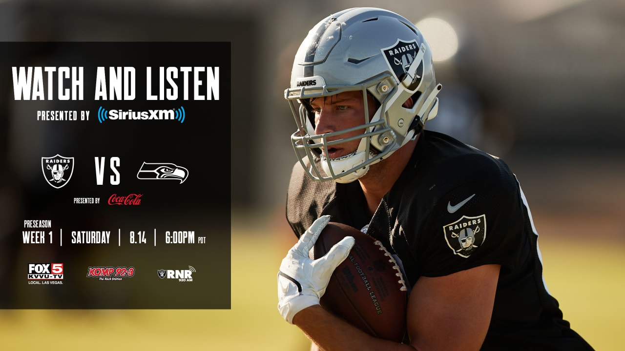 raiders preseason game channel